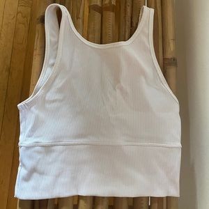 Lululemon White Power Pivot Tank